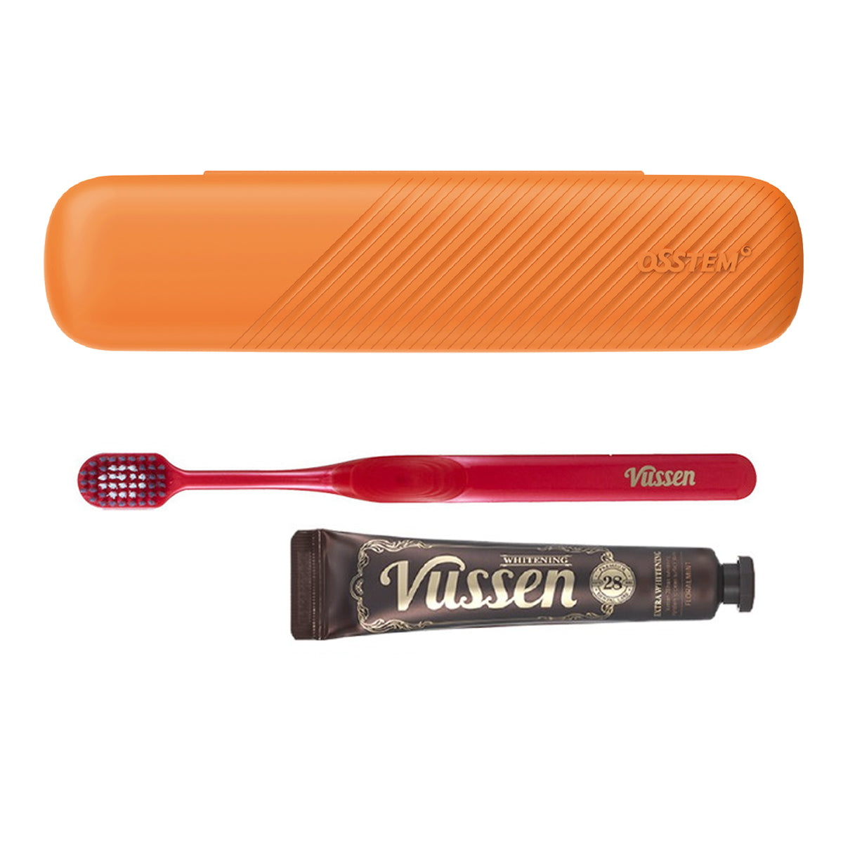 Dental Travel Kit  (Orange case/Red/28 Whitening)
