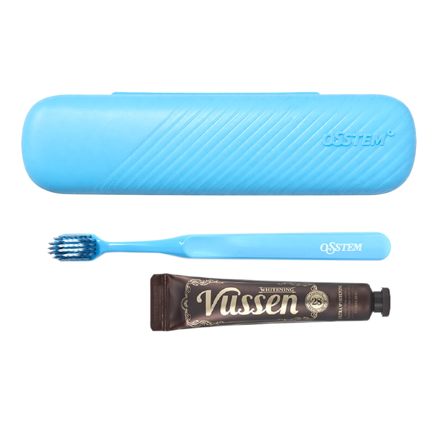 Dental Travel Kit (Aqua Blue case/Aqua Blue/28 Whitening)