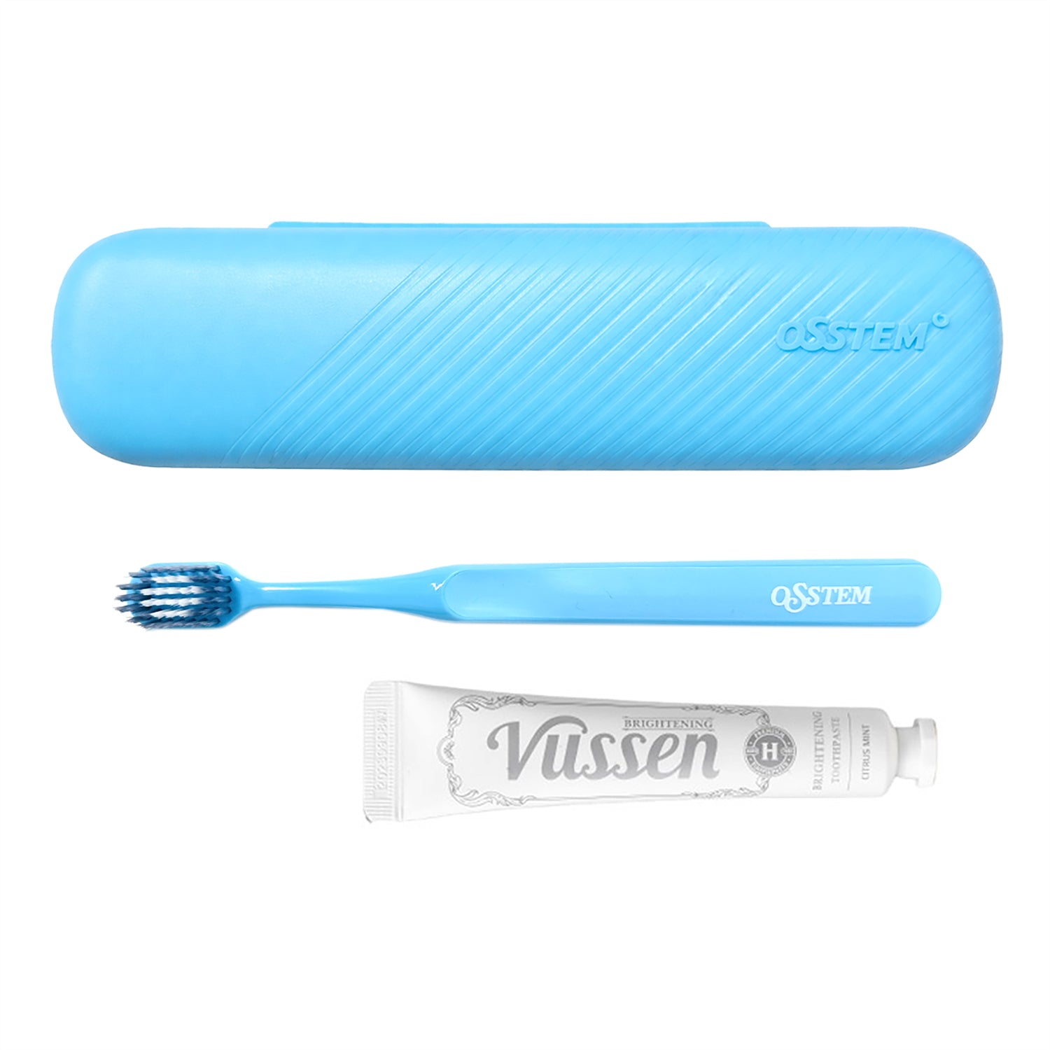 Dental Travel Kit (Aqua Blue case/Aqua Blue/H Whitening)